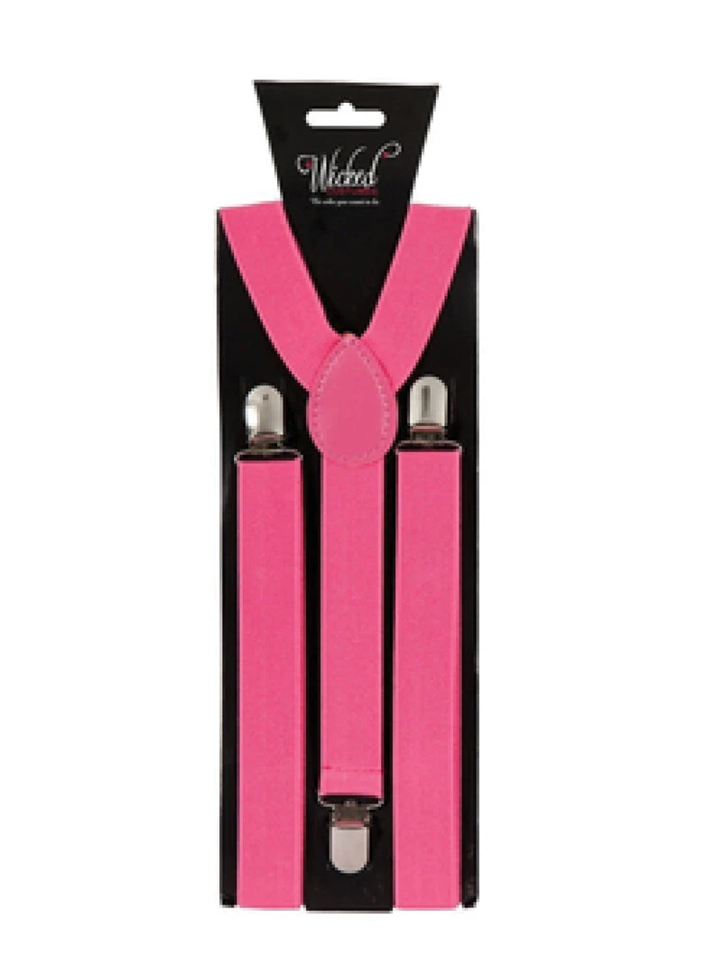 Fun Place Accessories Neon Pink Braces 3 Fun Place Accessories Neon Pink Braces