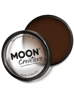 Fun Place Cosplay Moon Creations Pro Face Paint Cake Pot, Dark Brown