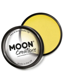 Fun Place Moon Creations Pro Face Paint Cake Pot, Yellow Cosplay
