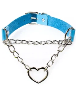 Fun Place Festivals Chain Heart Collar - Various Colours