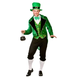 Fun Place St Patrick's Day Deluxe Leprechaun Man Costume S