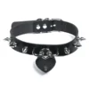 Fun Place Festivals Heart Spiked Collar