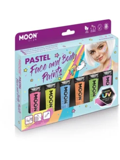 Fun Place Cosplay Moon Glow Pastel Neon UV Face Paint Boxset