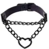 Fun Place Festivals Chain Heart Collar - Various Colours