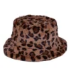 Fun Place Leopard Fluffy Bucket Hat