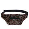Fun Place Festivals Leopard Print Fluffy Bumbag