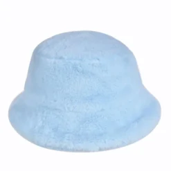 Fun Place Baby Blue Fluffy Bucket Hat Festivals