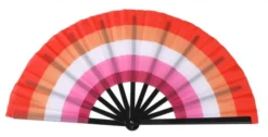 Fun Place Cracking Fan - LESBIAN PRIDE FLAG