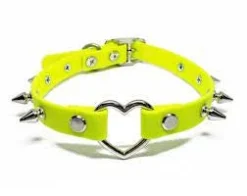 Fun Place Festivals Heart Spiked Collar 9 Fun Place Festivals Heart Spiked Collar