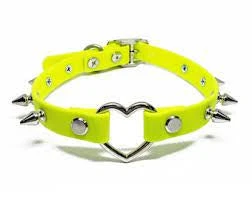 Fun Place Festivals Heart Spiked Collar 6 Fun Place Festivals Heart Spiked Collar