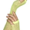Fun Place Fishnet Gloves, Neon Green