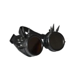 Fun Place Festivals Black Steampunk Goggles